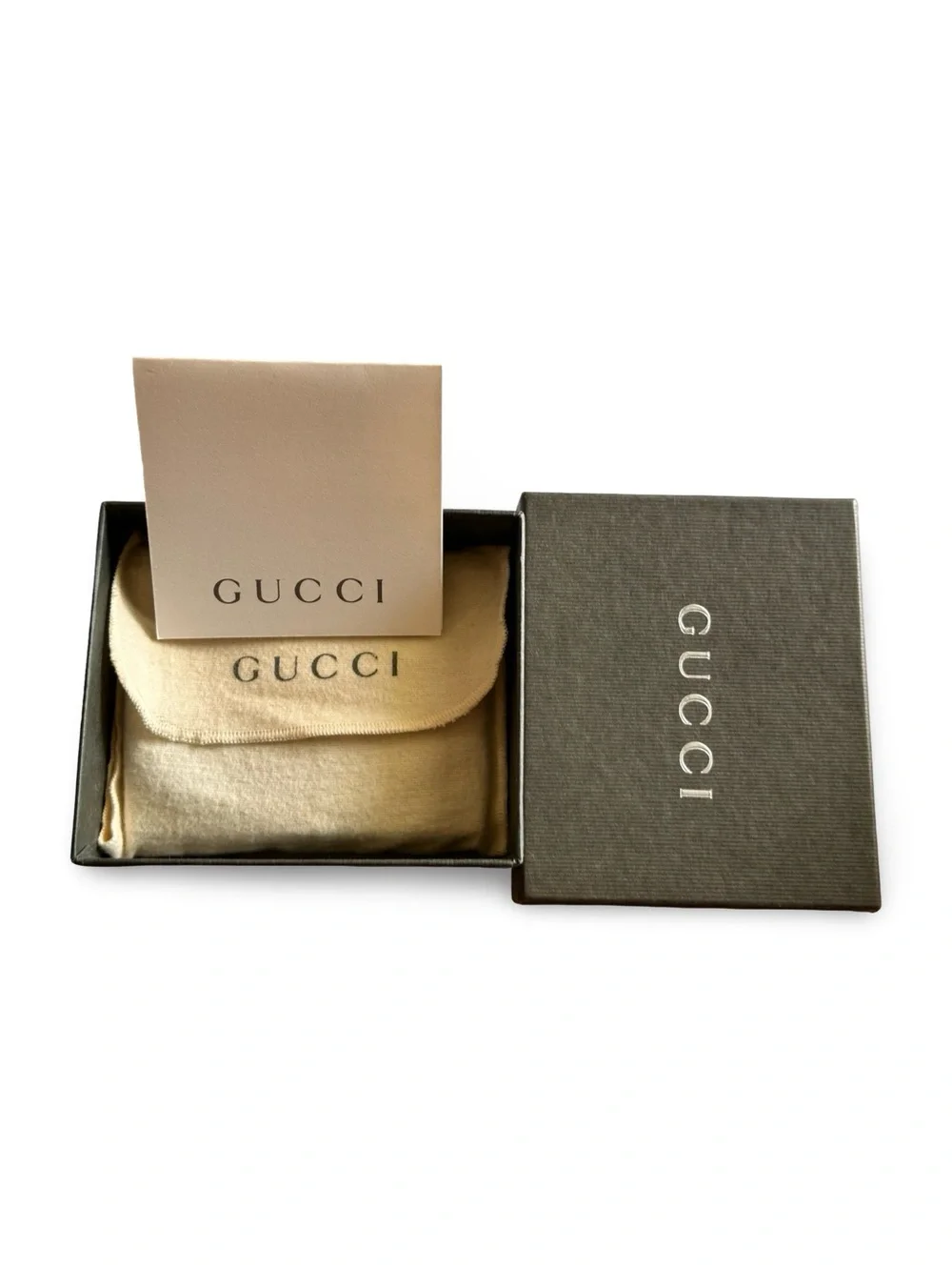 Vintage Gucci Black Smooth Leather Pocket Planner Agenda Cover all inclusive